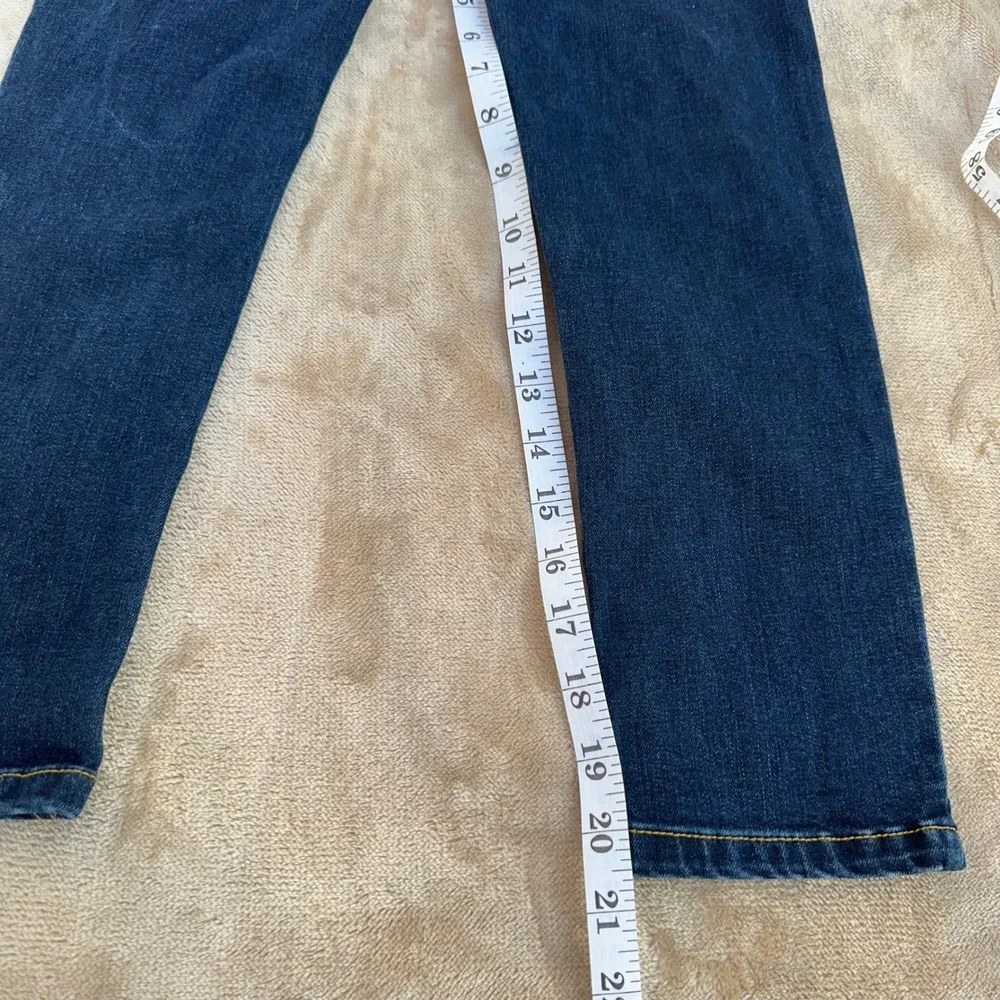 Lincoln Outfitters Jeans Girls 10 Blue Dark Wash Elastic Waist Excellent School